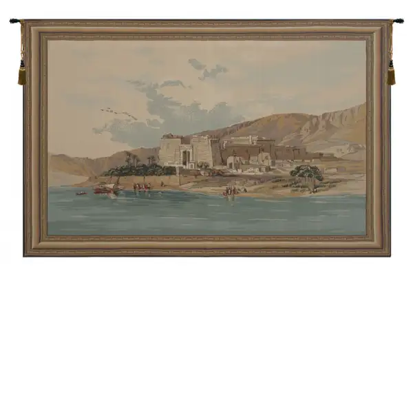 Charlotte Home Furnishing Inc. Imported Tapestry - 40 in. x 26 in. David Roberts | Temple of Kalabshee