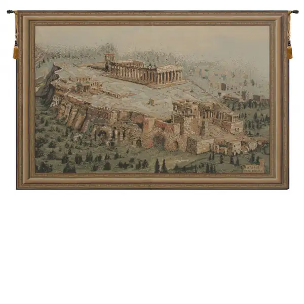 Charlotte Home Furnishing Inc. Imported Tapestry - 38 in. x 24 in. David Roberts | Acropolis