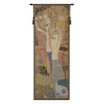 Water Snakes by Klimt Italian Wall Hanging Tapestry
