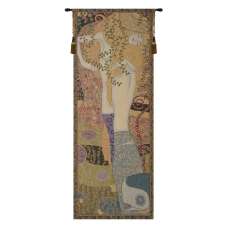 Water Snakes by Klimt Italian Wall Hanging Tapestry