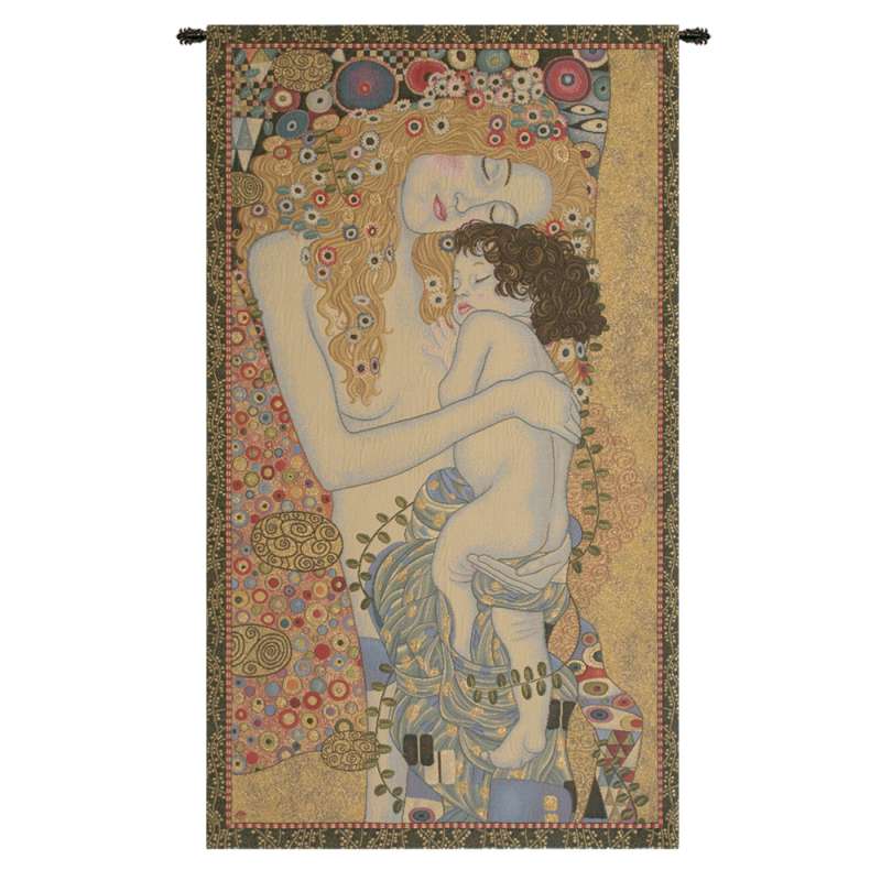 Ages of Women by Klimt Italian Tapestry Wall Hanging
