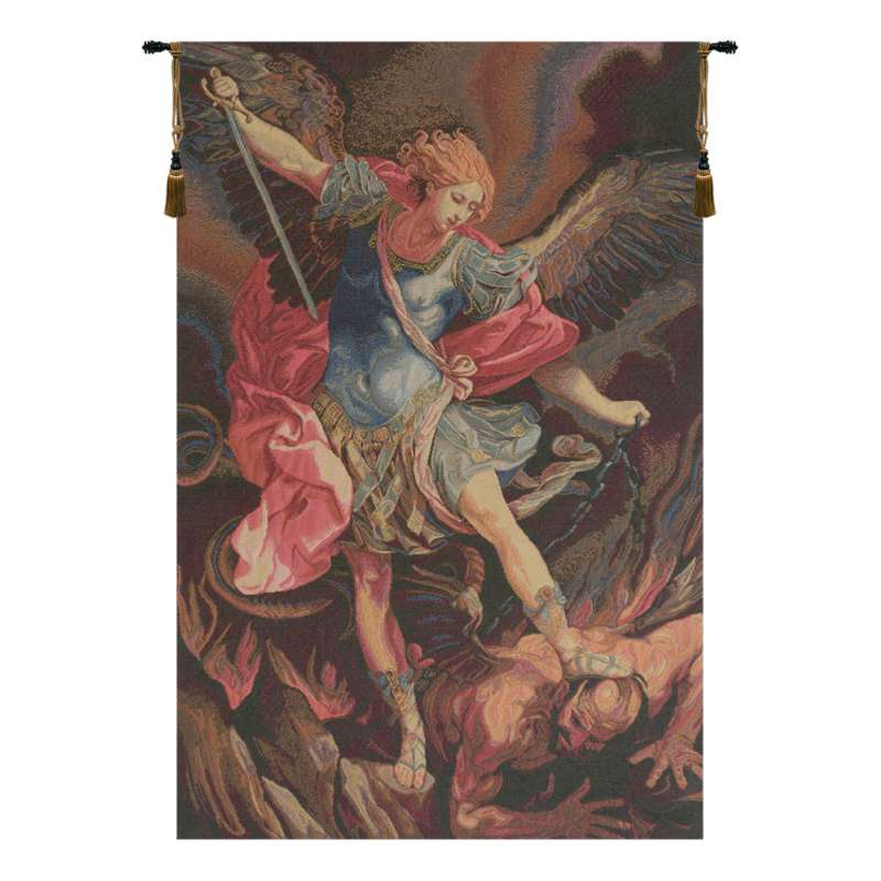 St. Michele Arcangelo Italian Tapestry Wall Hanging