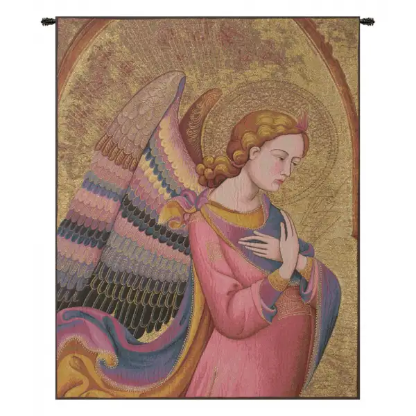 Charlotte Home Furnishing Inc. Italy Tapestry - 24 in. x 34 in. Lorenzo Monaco | L Monaco Angel Italian Tapestry