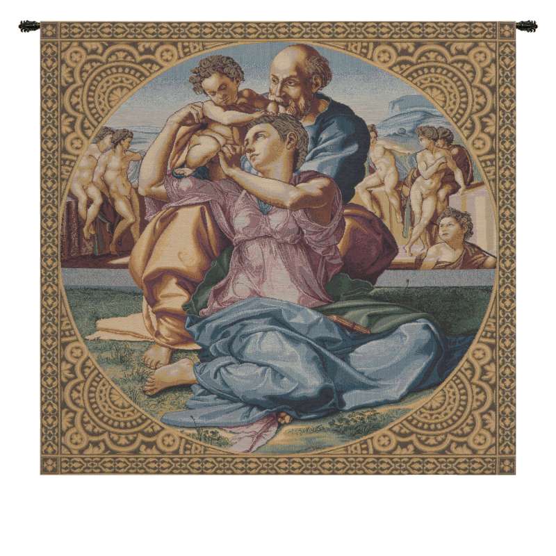 The Holy Family Italian Tapestry Wall Hanging