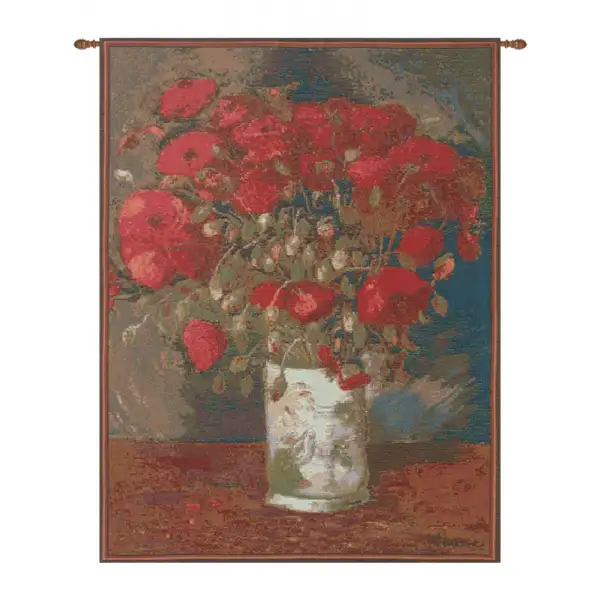 Poppies Van Gogh French Wall Tapestry