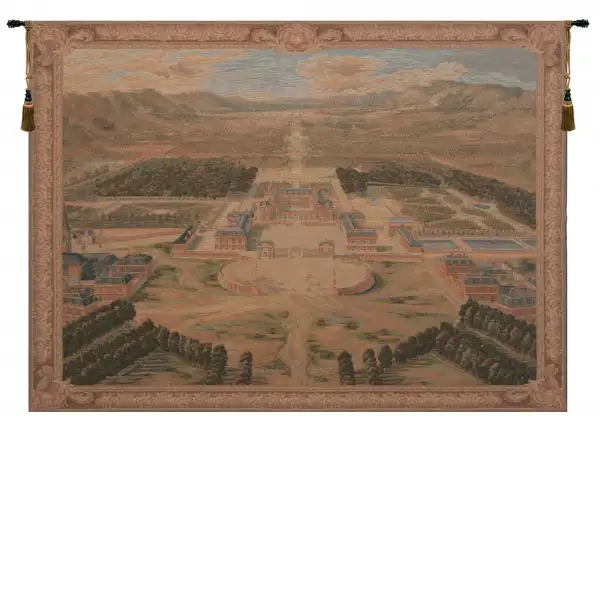 Charlotte Home Furnishing Inc. France Tapestry - 58 in. x 42 in. Pierre Patel | Versailles Castle XVII French Wall Tapestry