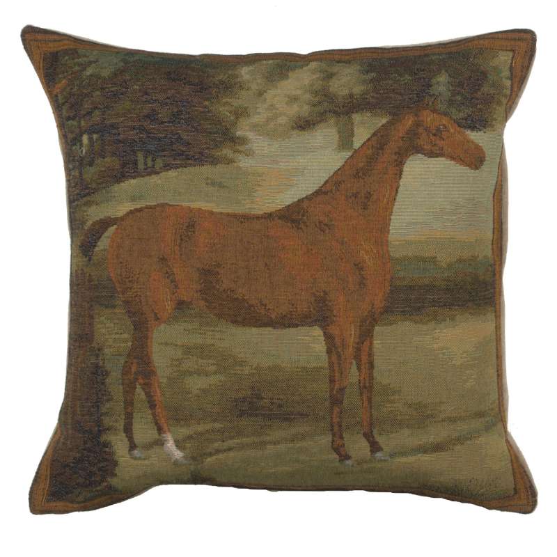 Alezan Horse Decorative Tapestry Pillow