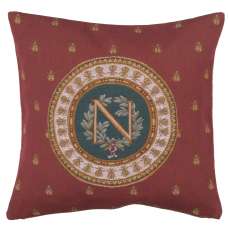 Red Napoleon French Tapestry Cushion