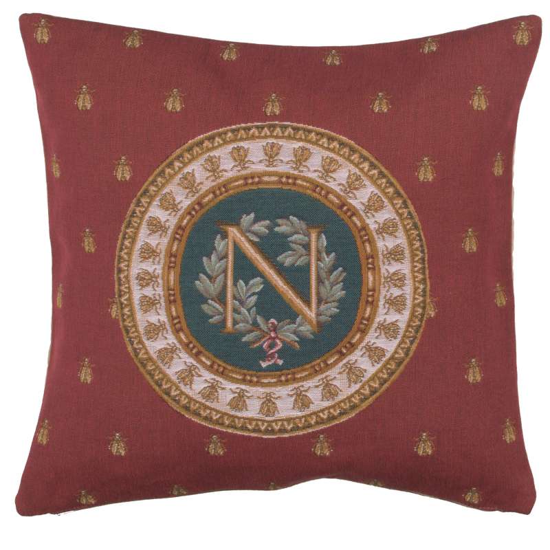 Red Napoleon French Tapestry Cushion
