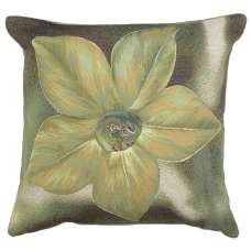 Green Star Flower Decorative Tapestry Pillow