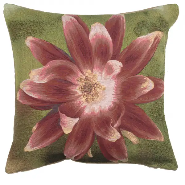 Red Star Flower French Couch Cushion