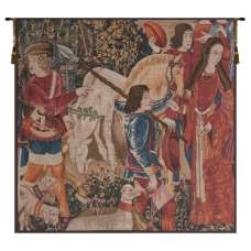 Death of the Unicorn French Tapestry Wall Hanging