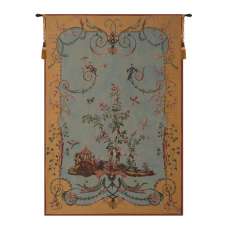 Chinoiseries II French Tapestry Wall Hanging