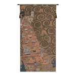 L'Attente Klimt a Gauche Or European Tapestry Wall hanging