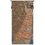 L'Attente Klimt a Droite Or European Tapestry Wall hanging