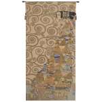 L'Attente Klimt a Droite Clair European Tapestry Wall hanging