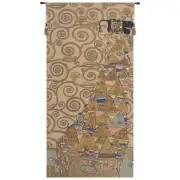 L'Attente Klimt a Droite Clair French Wall Tapestry