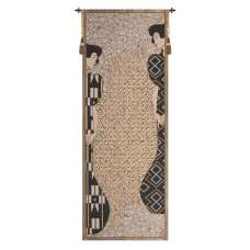 Klimt Silhouettes French Tapestry Wall Hanging