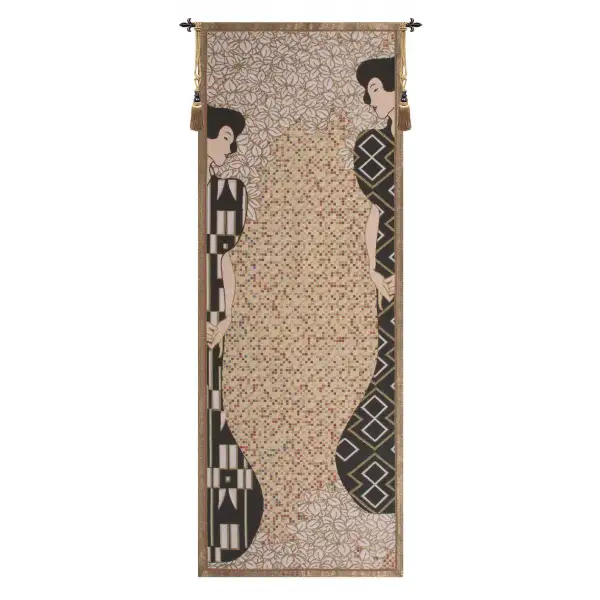Klimt Silhouettes French Wall Tapestry