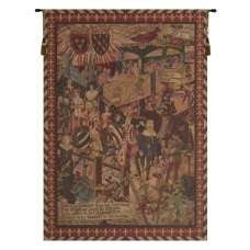 Le Tournai Vertical European Tapestry Wall hanging