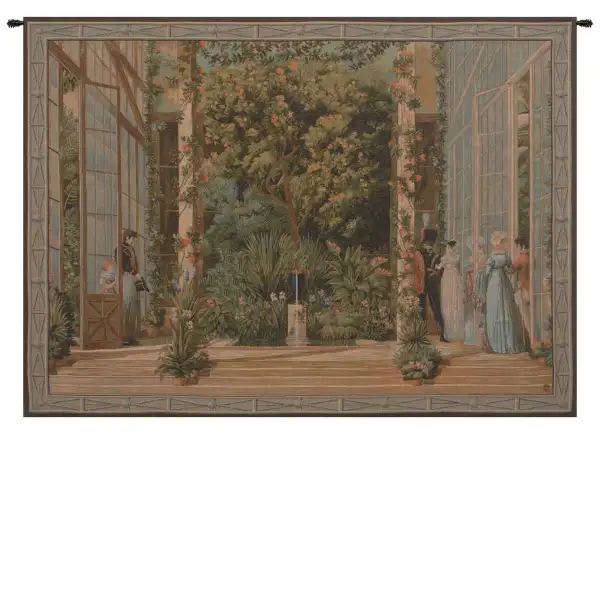 Charlotte Home Furnishing Inc. France Tapestry - 58 in. x 42 in. | La Grand Serre French Wall Tapestry