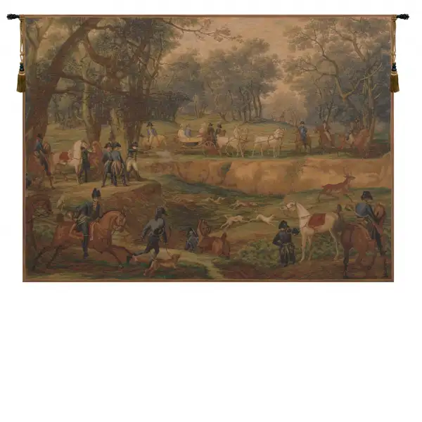 Charlotte Home Furnishing Inc. France Tapestry - 58 in. x 42 in. Carle Vernet | Chase Napolean French Wall Tapestry