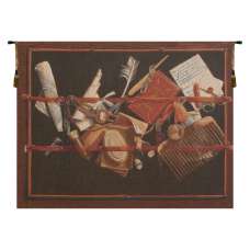 Office of Curiosities French Tapestry Wall Hanging