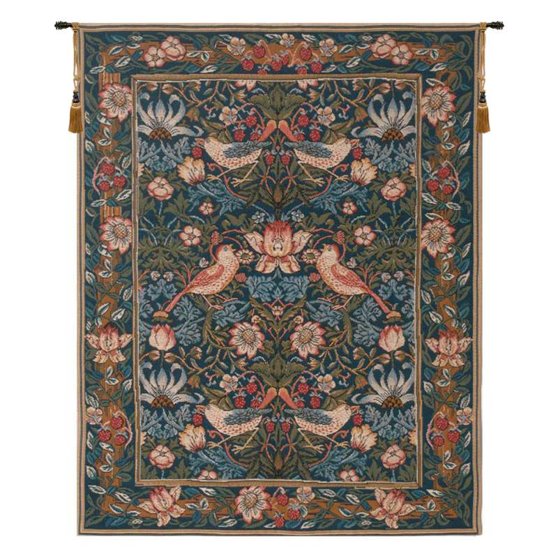 Birds Face to Face I French Tapestry