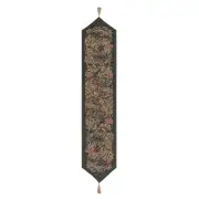 William Morris Green French Table Mat - 14 in. x 33 in. Wool/cotton/others by William Morris
