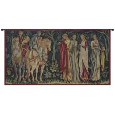 The Departure of the Knights French Tapestry Wall Hanging