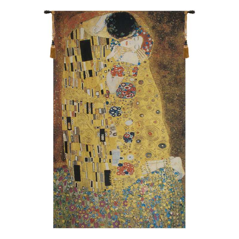 The Kiss Flanders Belgian Tapestry Wall Hanging