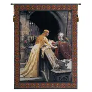 God Speed With Border Belgian Tapestry Wall Hanging