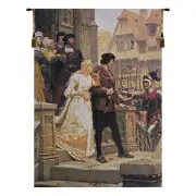 Call To Arms Without Border Belgian Tapestry Wall Hanging - 38 in. x 51 in. Cotton/Viscose/Polyester by Edmund Blair Leighton