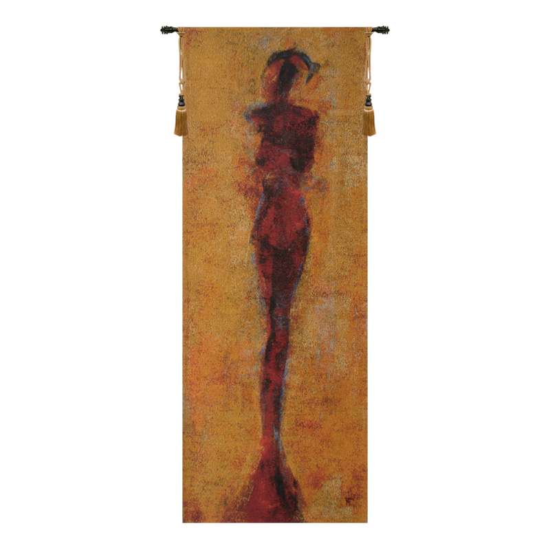 Africa Yellow Belgian Tapestry Wall Hanging