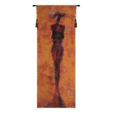 Africa Red Belgian Tapestry Wall Hanging