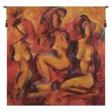 Africa Flanders Belgian Tapestry Wall Hanging