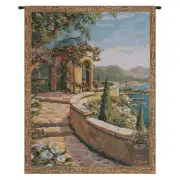Capri Mini Belgian Tapestry Wall Hanging - 20 in. x 26 in. Cotton/Viscose/Polyester by Robert Pejman