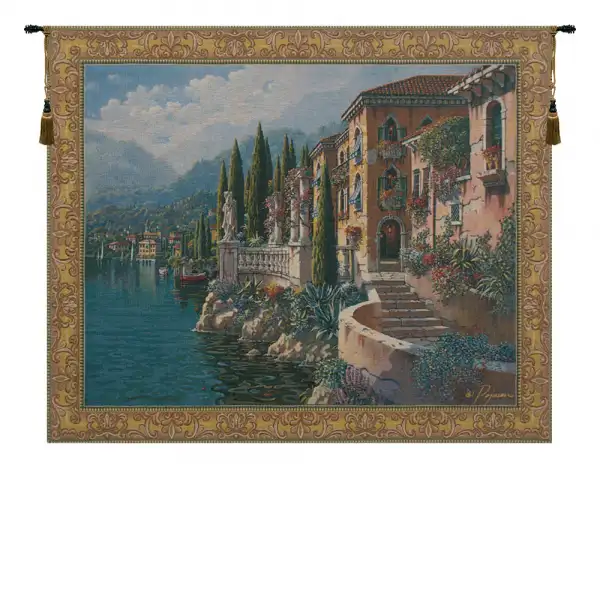 Morning Reflections Flanders Belgian Tapestry Wall Hanging