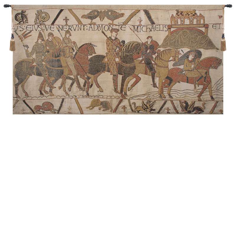 Bayeux Mont St Michael Flanders Tapestry Wall Hanging