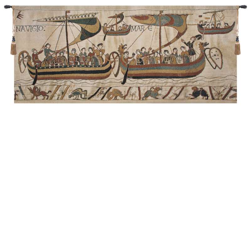 Bayeux Navigio Flanders Tapestry Wall Hanging