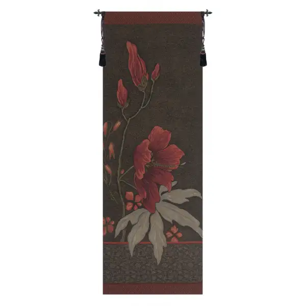 Charlotte Home Furnishing Inc. France Tapestry - 28 in. x 78 in. Theodore Deck | Dark Althea French Wall Tapestry