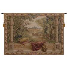 Verdure Au Chateau II French Tapestry Wall Hanging