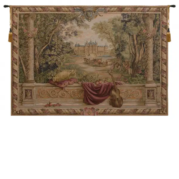 Verdure Au Chateau II French Wall Tapestry