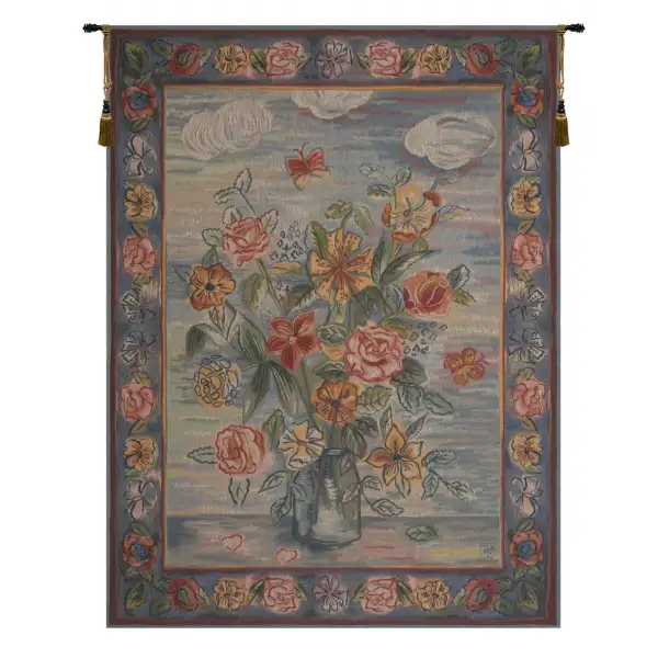 Modern Style Bouquet French Wall Tapestry