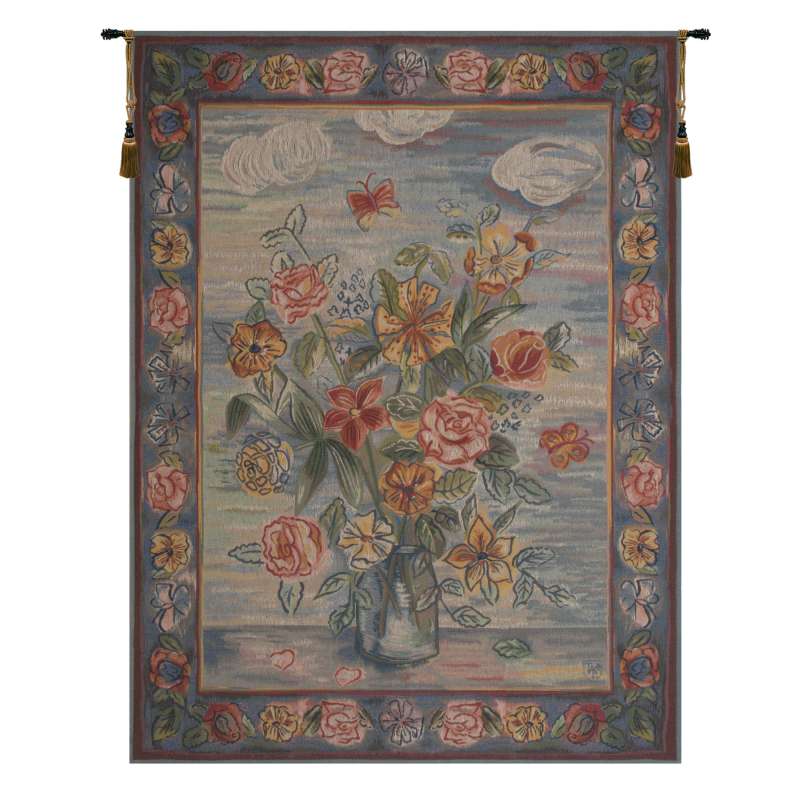 Modern Style Bouquet French Tapestry Wall Hanging