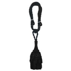 Ellora Tassels (1 pair)- Black Tapestry  Decorative Tassels