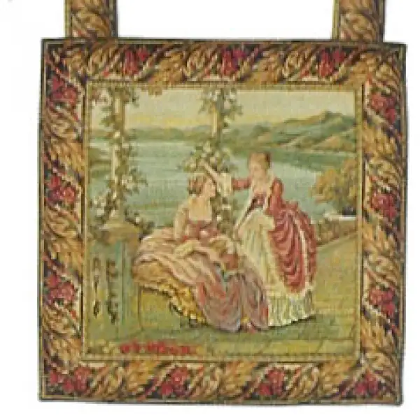 Ladies at the Terrace Wall Tapestry