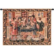 The Accountant French Tapestry Wall Hanging