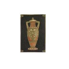 Amphora Chenille Black European Tapestry