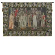 The Holy Grail Belgian Tapestry Wall Hanging - 52 in. x 37 in. Cotton/Viscose/Polyester by William Morris